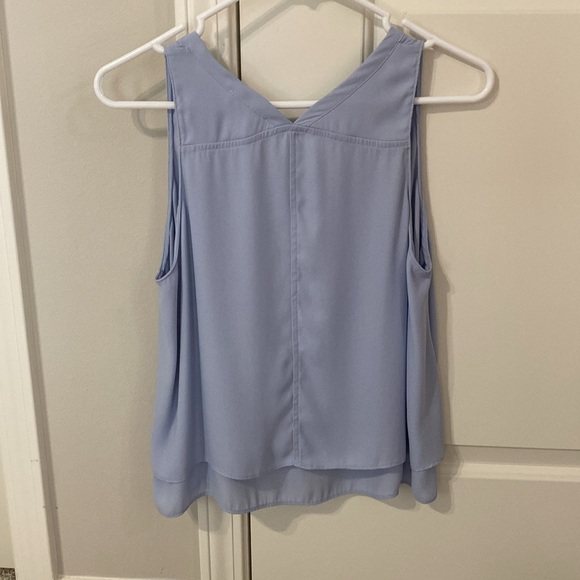 Light Blue Tank Blouse - Picture 2 of 3